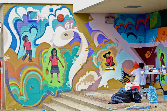 MuralsDC | 2010 | Malcolm X Elementary School